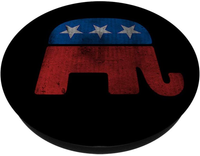 GOP Republican Elephant Conservative Popsockets Popgrip: Swappable Grip for Phones & Tablets