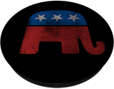 GOP Republican Elephant Conservative Popsockets Popgrip: Swappable Grip for Phones & Tablets