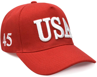 DISHIXIAO USA Baseball Cap Polo Style Adjustable Embroidered Dad Hat with American Flag for Men and Women