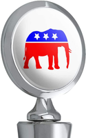 Republican Elephant GOP Conservative America Political Party Wine Bottle Stopper