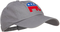e4Hats.com Republican Elephant USA Embroidered Unstructured Cap
