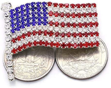 Soulbreezecollection American Flag Star USA Pin Brooch 4th of July Independence Day Jewelry