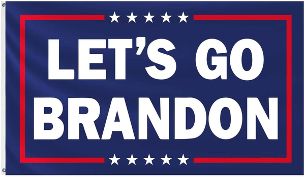 Lets Go Brandon Flag -FJB Flag --3x5 Foot-HD and Fade Resistant, Flags with Brass Grommets for Outdoor Indoor Decor