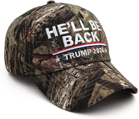 Bestmaple Donald Trump 2024 Cap MAGA USA Baseball Caps I'll BE Back Hat