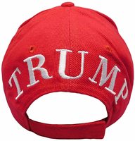 Trade Winds Trump 45 Signature On Bill USA Flag Red Adjustable Embroidered 100% Cotton Hat Cap Multicolor