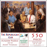 The Republican Club 550 Pc Jigsaw Puzzle by Sunsout