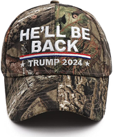 Bestmaple Donald Trump 2024 Cap MAGA USA Baseball Caps I'll BE Back Hat