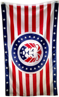 PringCor President Donald Trump MAGA LION 3x5 Ft FLAG Red White Blue Patriot Party